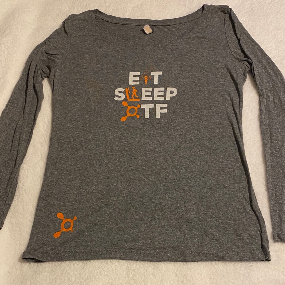 Orangetheory Gray Long Sleeve Tee